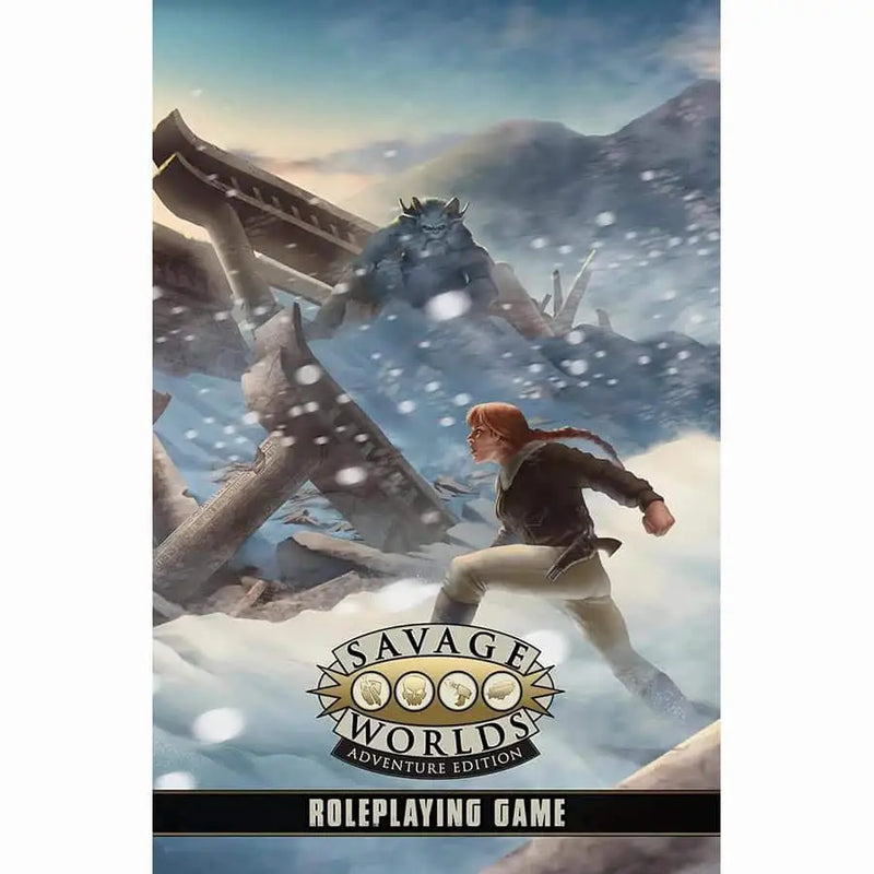 Savage Worlds Adventure Edition RPG cover art for Savage Worlds RPG Core rulebook