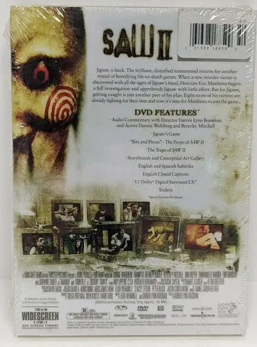 Saw II DVD from Lions Gate Entertainment, complete Lions Gate edition, 2006 widescreen