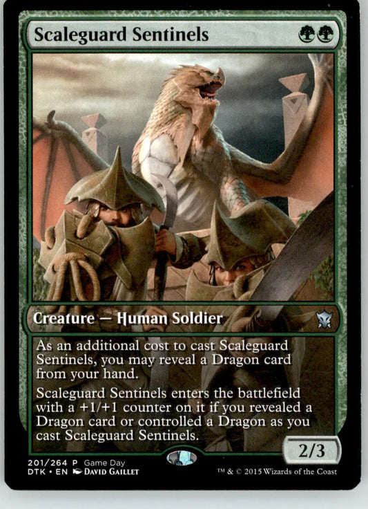 Scaleguard Sentinels - Game Day Promos - 201 - LP Magic: The Gathering - Magic Card Single