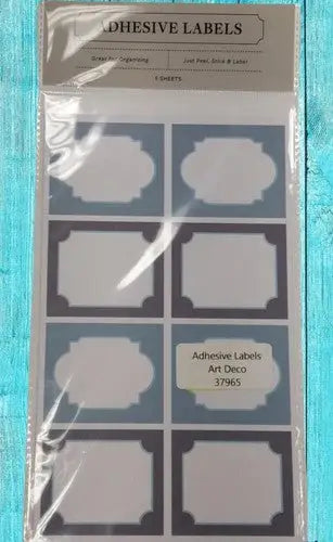 Scalloped pattern address labels 5 sheets of 8 labels per sheet - Other