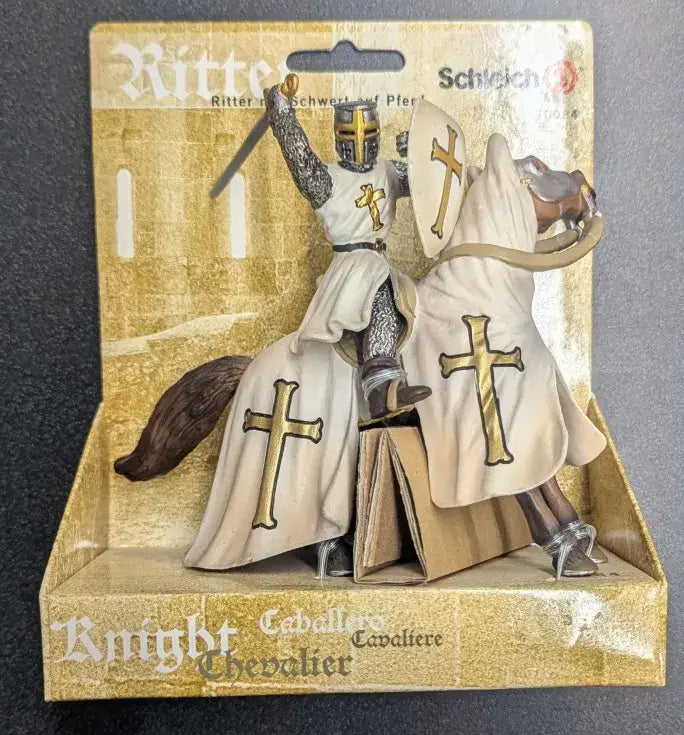 Schleich Ritter 70034 Ritter mit Schwert auf Pferd Toy Figure - Action Figure & Toy