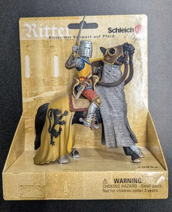 Schleich Ritter 70054 Ritter mit Schwert auf Pferd Toy Figure - Action Figure & Toy