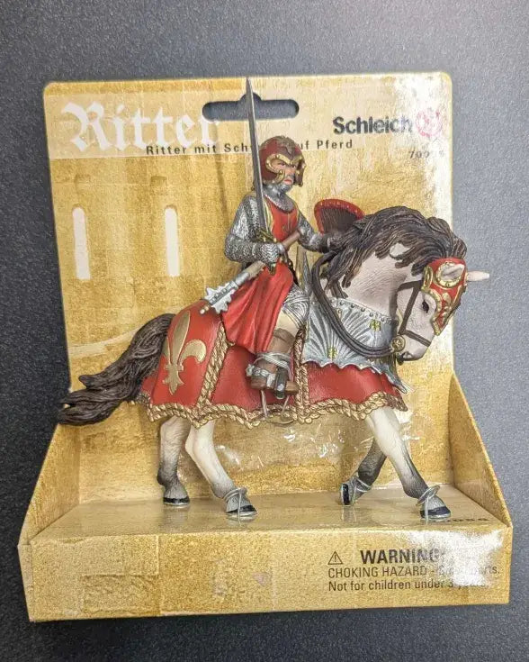 Schleich Ritter 70056 Ritter mit Schwert auf Pferd Toy Figure - Action Figure & Toy