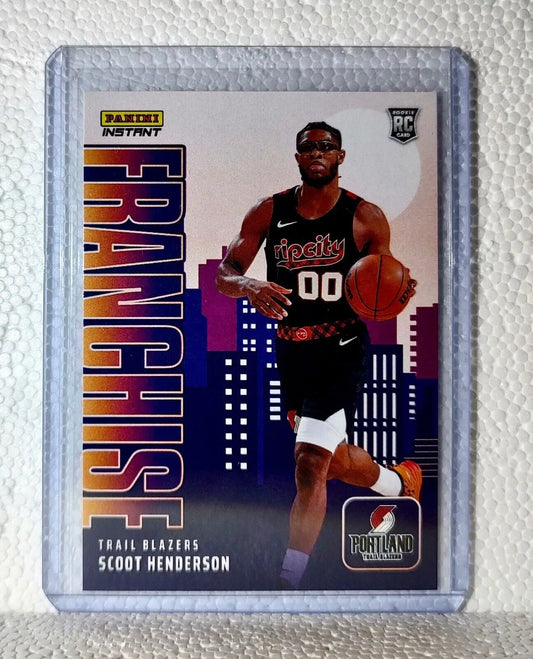 Scoot Henderson 2023-24 NBA #30 Franchise Basketball Card Trail Blazers 1/485 - Basketball Card Single
