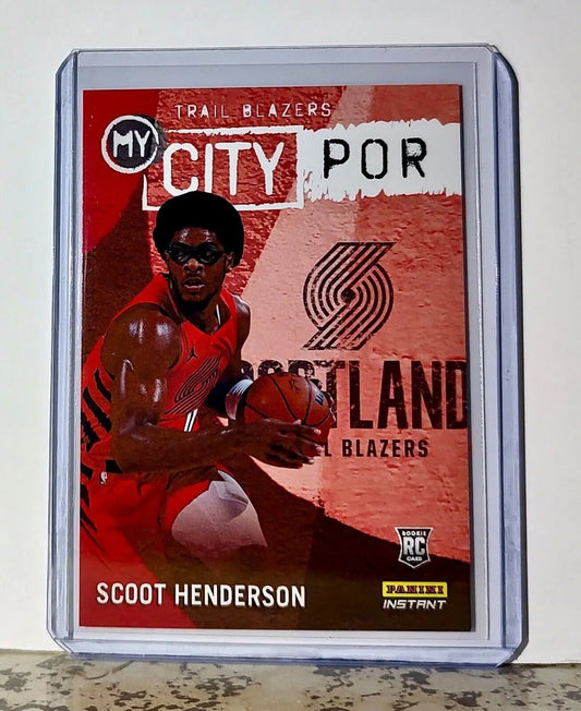 Scoot Henderson 2023-24 Panini NBA #24 MyCity Card Portland Trail Blazers 1/543 - Basketball Card Single