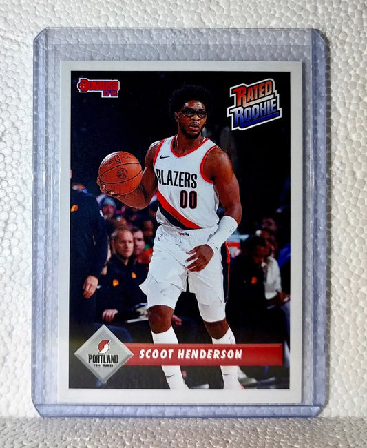 Scoot Henderson 2023-24 Panini NBA #6 Rated Rookie Retro Card TrailBlazers 1/715 - Basketball Card Single