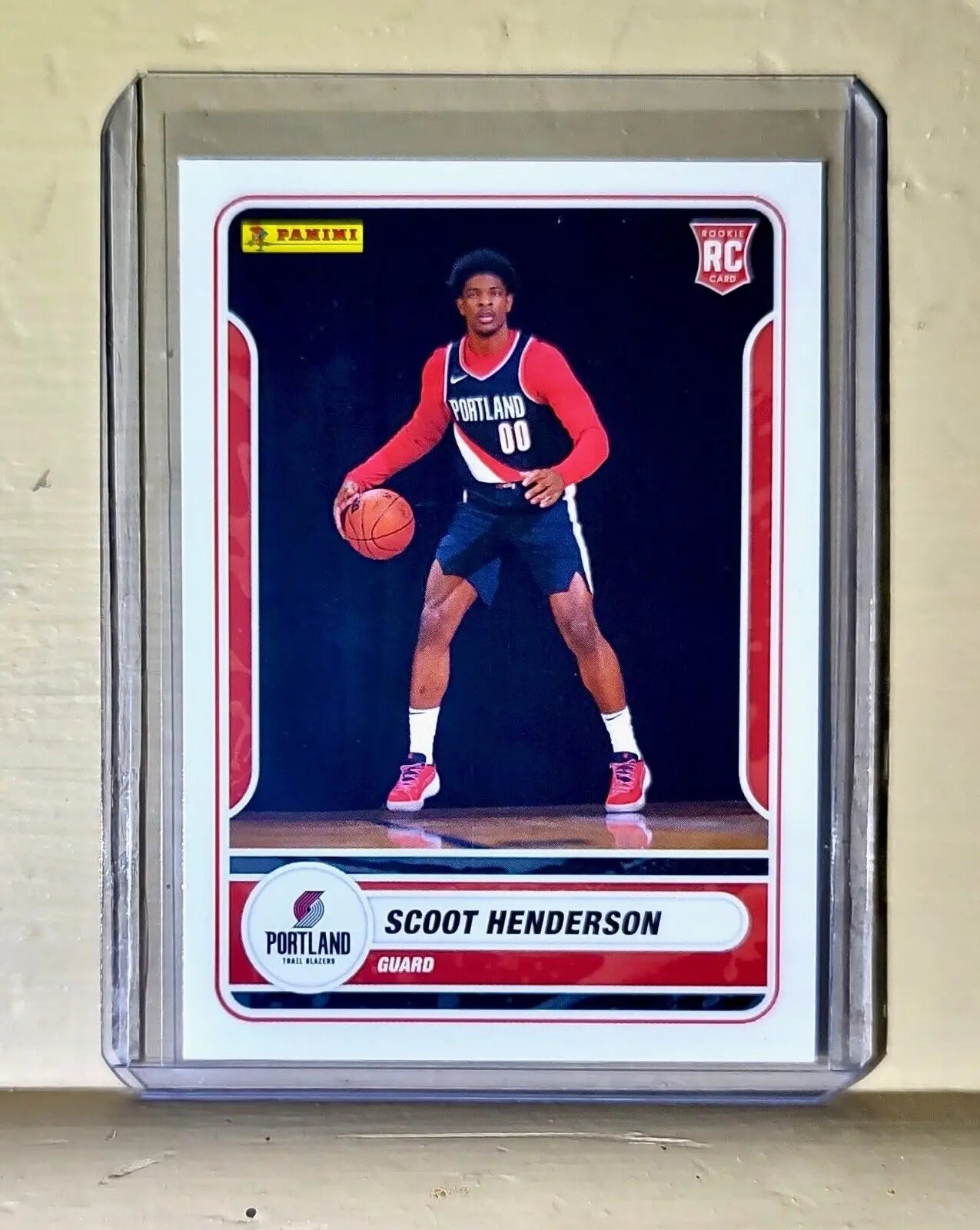 Scoot Henderson 2023-24 Panini NBA Basketball #73 Rookie Card Trail Blazers