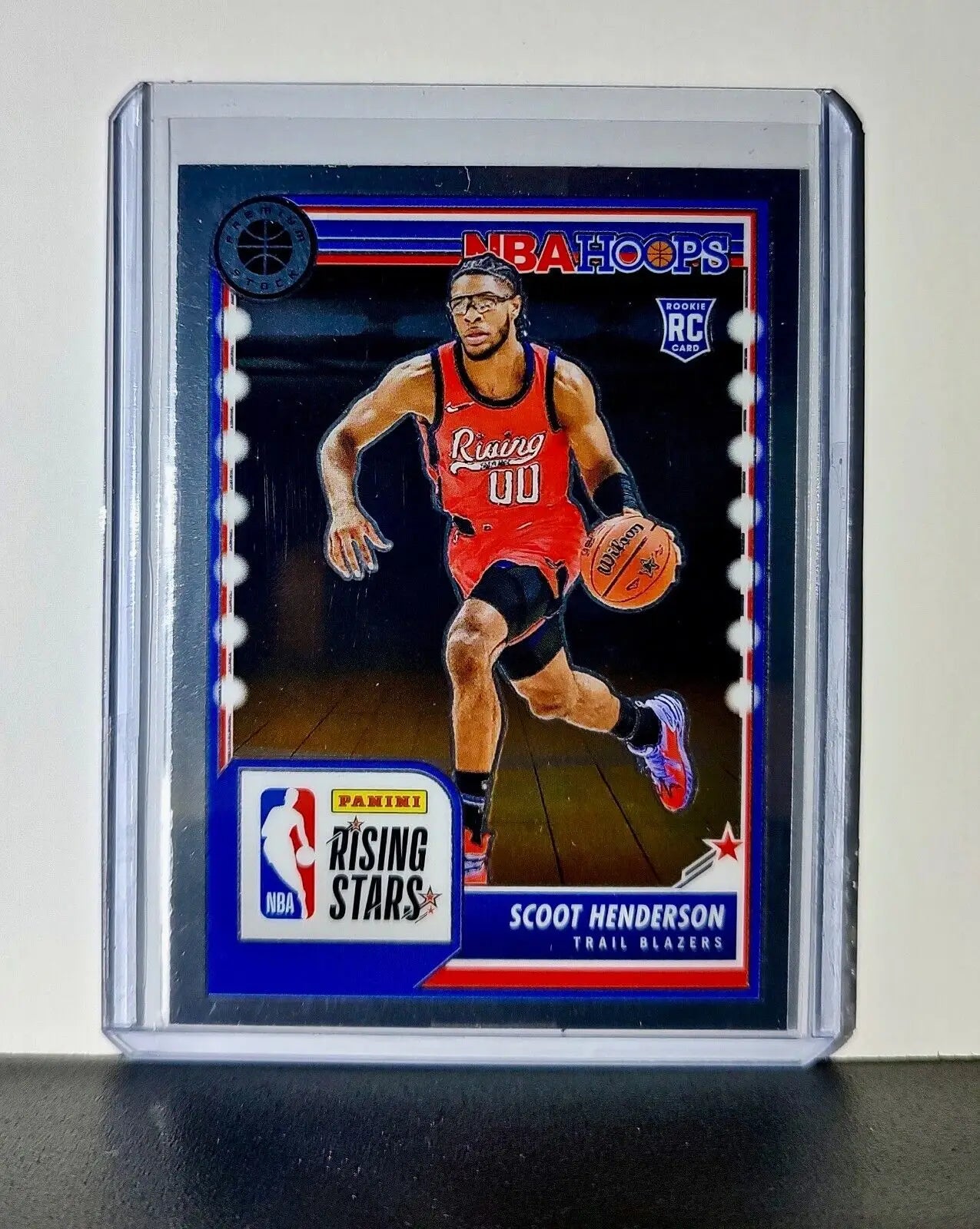 Scoot Henderson 2023-24 Panini Premium NBA Hoops Rising Stars #280 Rookie Card - Basketball Card Single