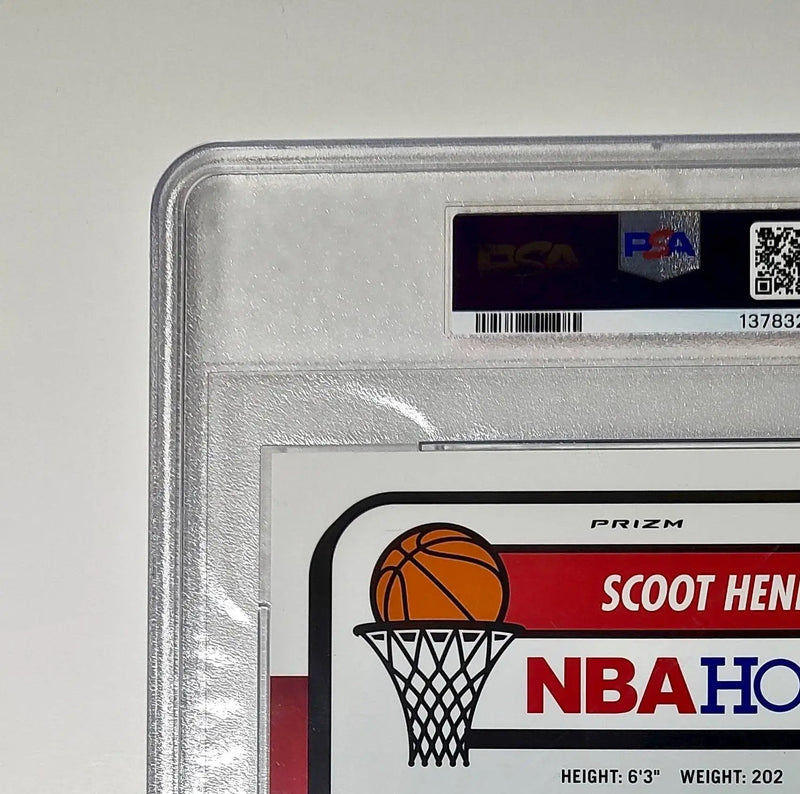 Scoot Henderson 2023 Panini Premium Stock NBA Hoops #3 Jumbo Refractor PSA 9 - Basketball Card Single