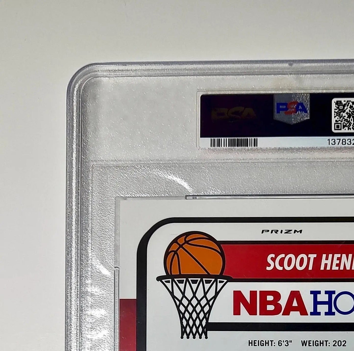 Scoot Henderson 2023 Panini Premium Stock NBA Hoops #3 Jumbo Refractor PSA 9