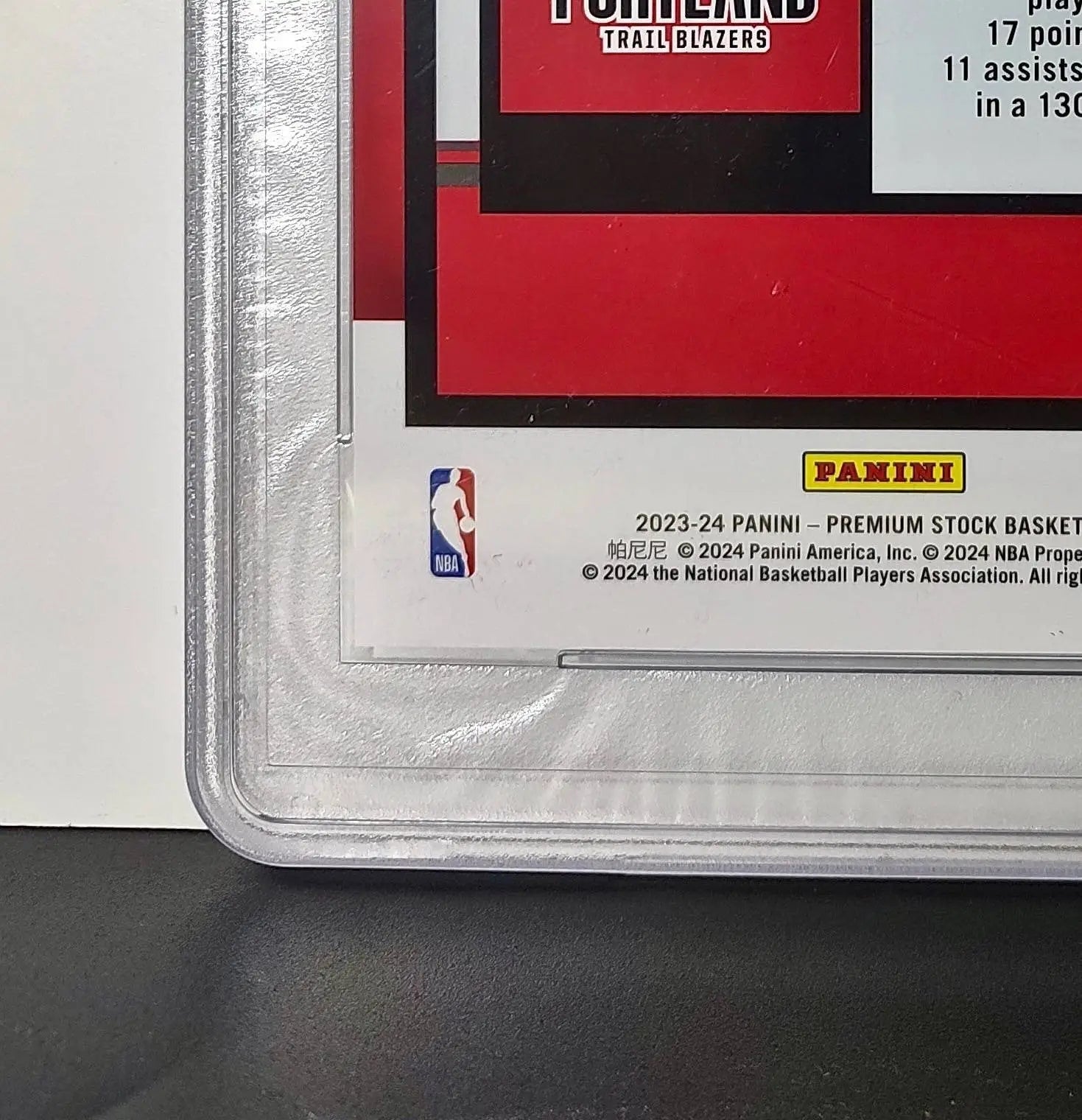 Scoot Henderson 2023 Panini Premium Stock NBA Hoops #3 Jumbo PSA 9 Mint - Basketball Card Single
