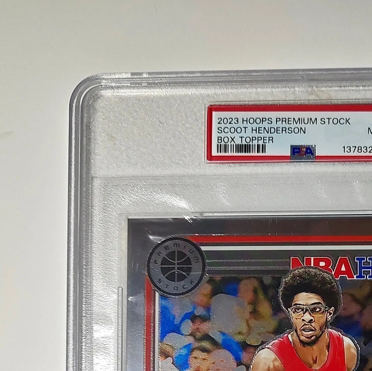 Scoot Henderson 2023 Panini Premium Stock NBA Hoops #3 Jumbo PSA 9 Mint - Basketball Card Single