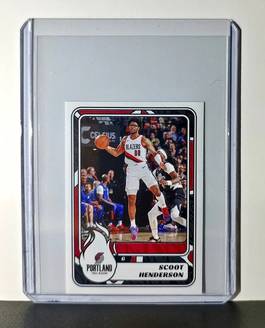 Scoot Henderson 2024-25 Panini NBA #440 Sticker Portland Trail Blazers - Basketball Card Single