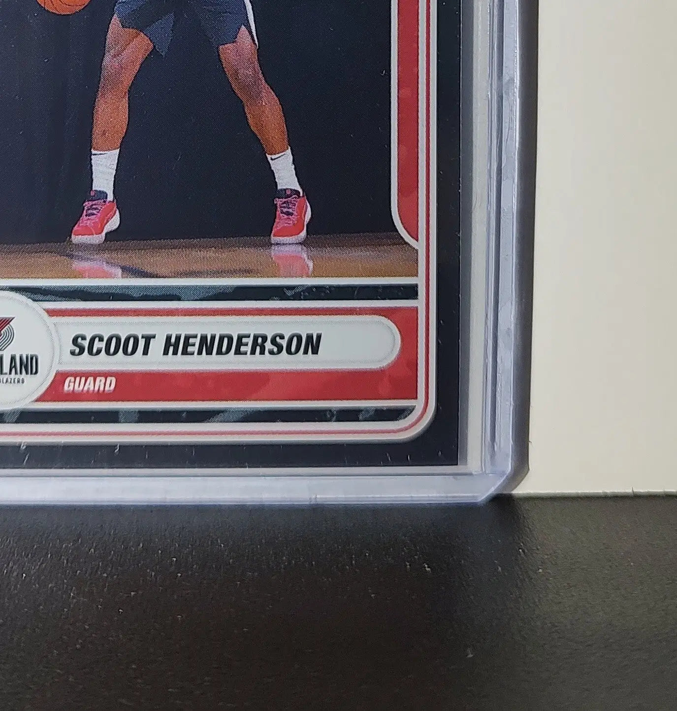 Scoot Henderson Rookie 2023-24 Panini NBA Sticker Foil Card #73 Trail Blazers