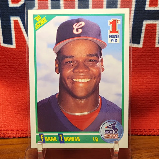 SCORE 1990 Score Frank Thomas 1st Round Pick RC #663 Chicago White Sox - Baseball Card Single