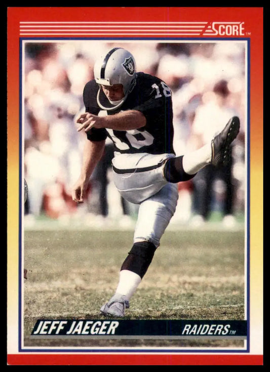 Score Jeff Jaeger 287 Los Angeles Raiders LP - Football Card Single