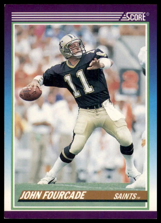 Score John Fourcade 486 New Orleans Saints LP - Football Card Single