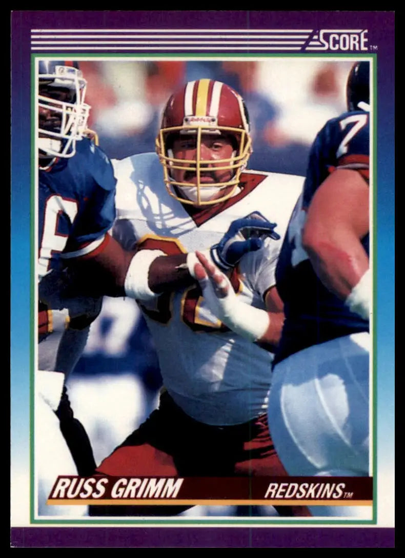 Score Russ Grimm 205 Washington Redskins LP - Football Card Single