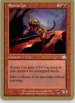Scoria Cat - 2001 Tom van de Logt (SB) World Championship Decks - MP Magic - Magic Card Single