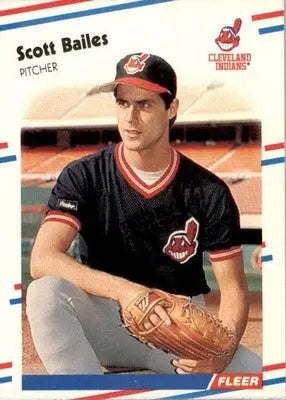 Scott Bailes - 1988 Fleer - #600 - Baseball - Baseball Card Single