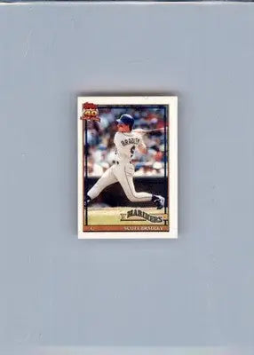 Scott Bradley - 1991 Topps Micro - #38 - Baseball - Baseball Card Single