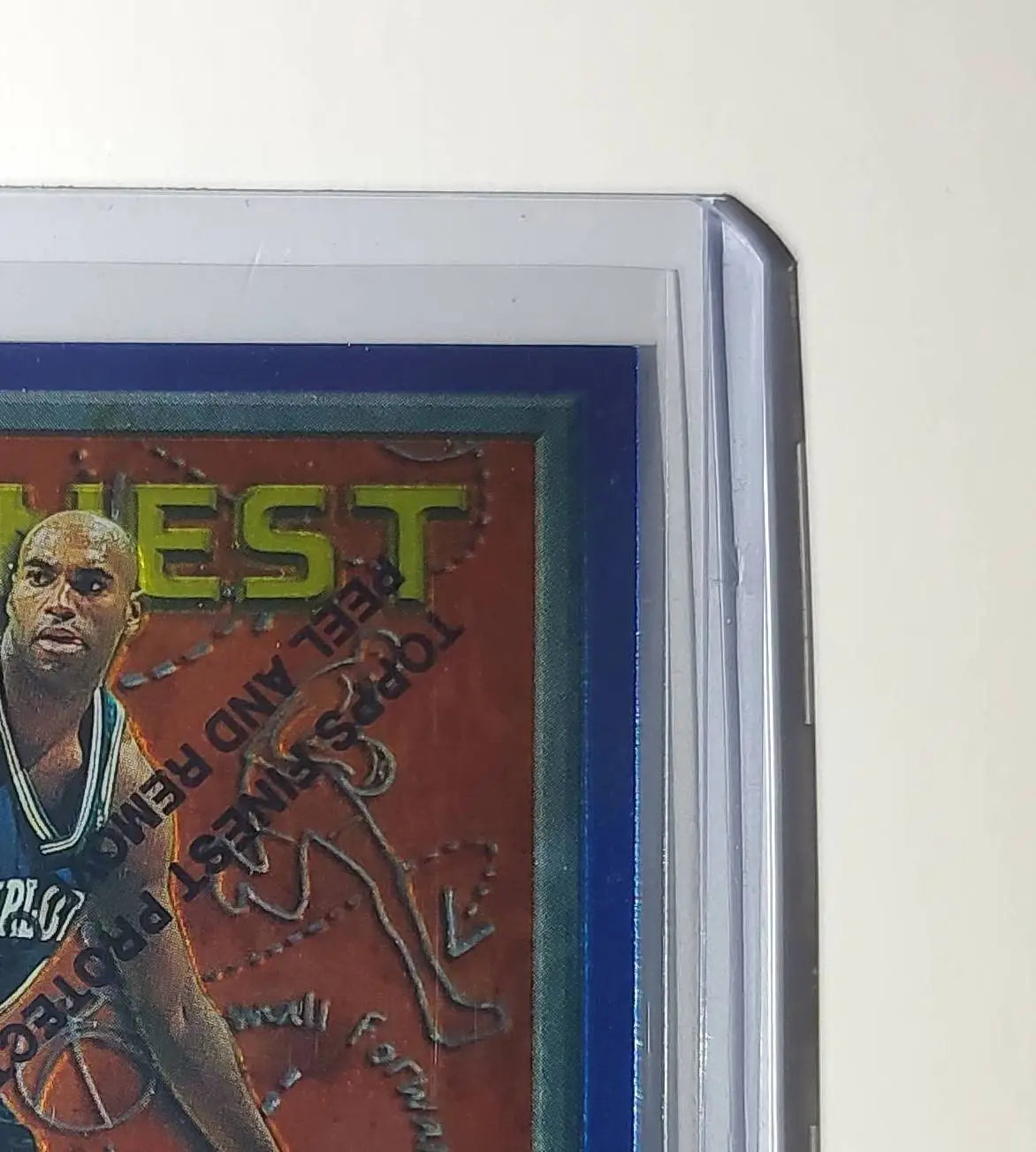 Scott Burrell 1995-96 Topps Finest NBA #218 Card Hornets - Basketball Card Single
