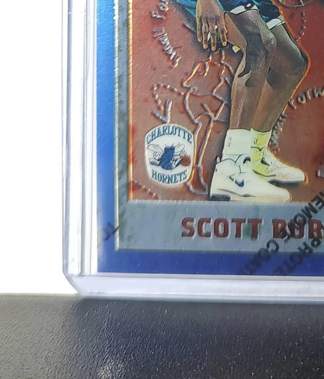 Scott Burrell 1995-96 Topps Finest NBA #218 Card Hornets - Basketball Card Single