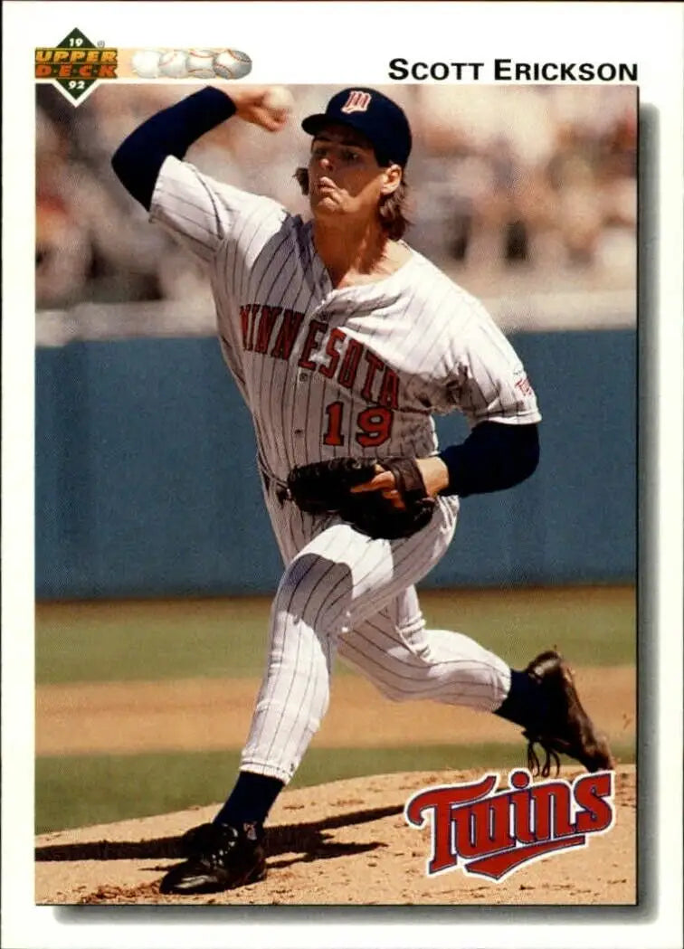 Scott Erickson 1992 Upper Deck MLB #146 Baseball Card Minnesota Twins - Baseball Card Single