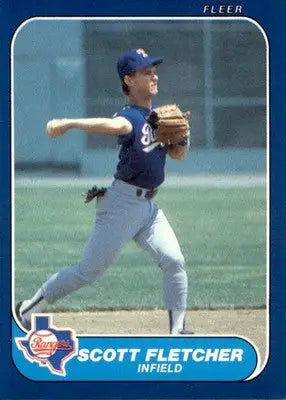 Scott Fletcher - 1986 Fleer Update - #U-41 - Baseball - Baseball Card Single