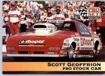 Scott Geoffrion - 1992 Pro Set NHRA - #138 - Racing - Racing Card Single