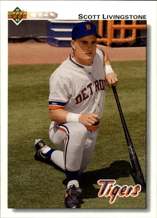 Scott Livingstone 1992 Upper Deck MLB #538 Baseball Card Detroit Tigers - Baseball Card Single