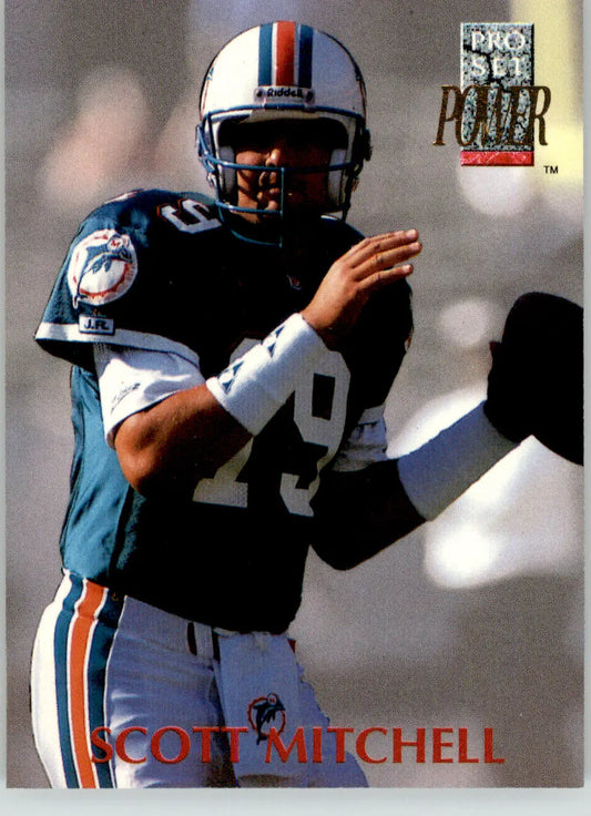 Scott Mitchell - 1992 Pro Set Power - #119 - Football - Football Card Single
