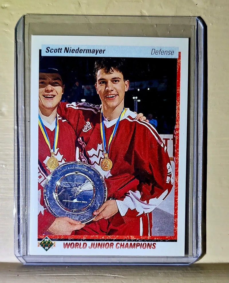 Scott Niedermayer 1990-91 Upper Deck World Junior Championships #461 Hockey