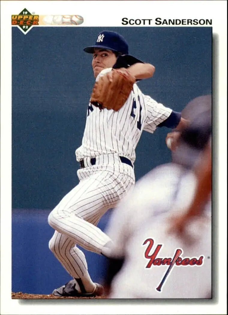 Scott Sanderson 1992 Upper Deck MLB #415 Baseball Card New York Yankees - Baseball Card Single