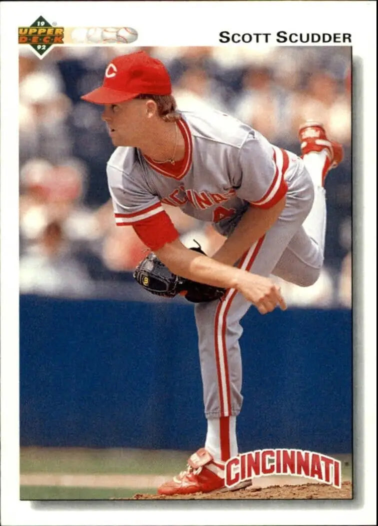 Scott Scudder 1992 Upper Deck MLB #485 Baseball Card Cincinnati Reds - Baseball Card Single