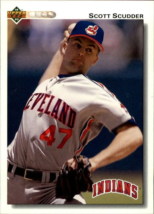 Scott Scudder 1992 Upper Deck MLB #787 Baseball Card Cleveland Indians - Baseball Card Single