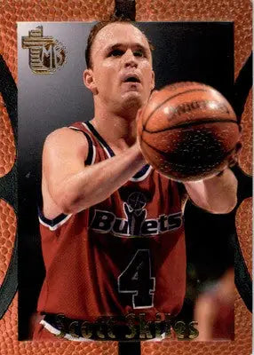 Scott Skiles - 1994-95 Topps Embossed - #99 - Basketball - Basketball Card Single