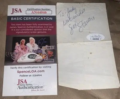 Scott Stevens Hockey Signed Cut Autograph New Jersey Devils NHL HOF JSA - Sports Memorabilia