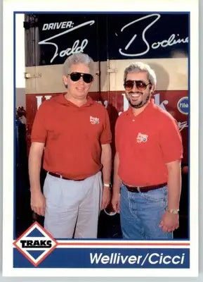 Scott Welliver / Frank Cicci - 1992 Traks - #181 - Racing - Racing Card Single