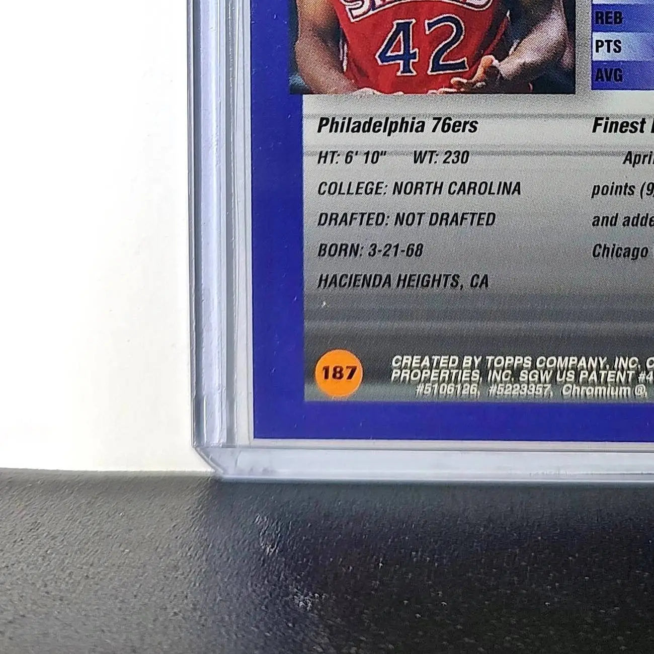 Scott Williams 1994-95 Topps Finest #187 Basketball Card