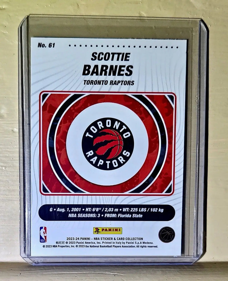 Scottie Barnes 2023-24 Panini NBA Silver Foil Parallel #61 Card Cavaliers