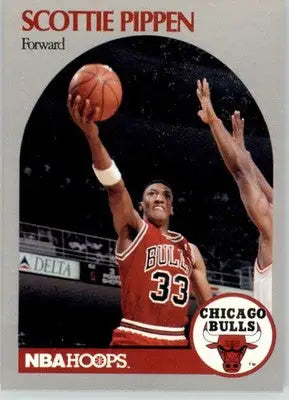 Scottie Pippen - 1990-91 Hoops - #69 - Basketball - Basketball Card Single