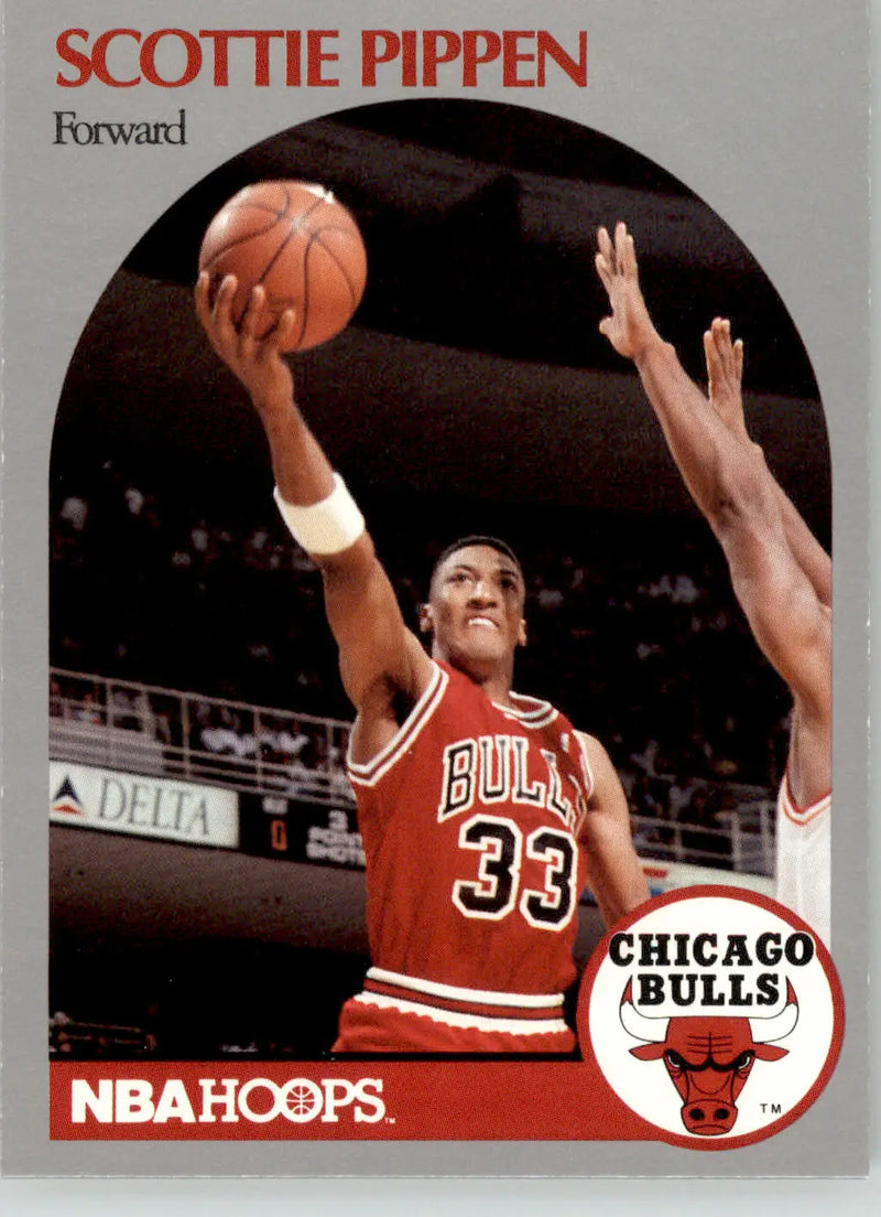 Scottie Pippen - 1990-91 Hoops - #69 - Basketball - Basketball Card Single