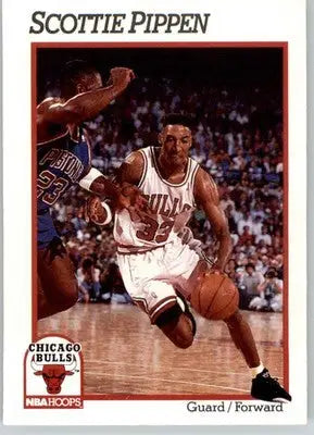 Scottie Pippen - 1991-92 Hoops - #34 - Basketball - Basketball Card Single