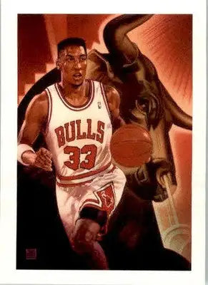 Scottie Pippen - 1991-92 Hoops - #506 - Basketball - Basketball Card Single