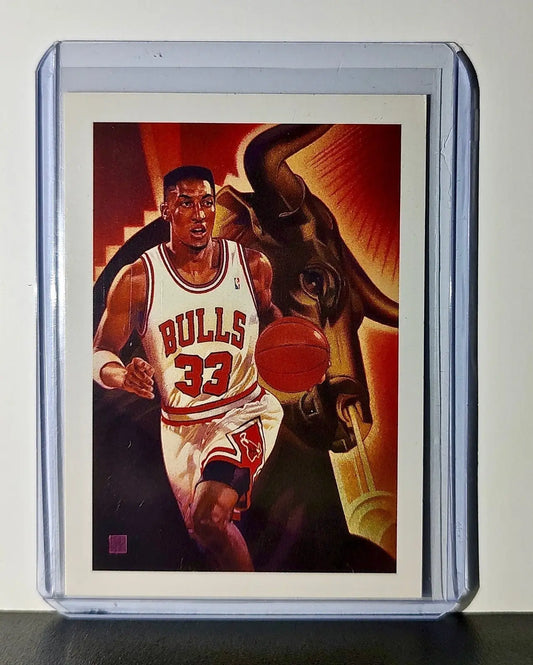 Scottie Pippen 1991 NBA Hoops NBA #506 Card Chicago Bulls - Basketball Card Single