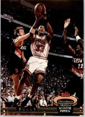Scottie Pippen - 1992-93 Stadium Club - #367 - Basketball - Basketball Card Single