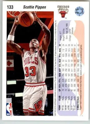 Scottie Pippen - 1992-93 Upper Deck - #133 - Basketball - Basketball Card Single