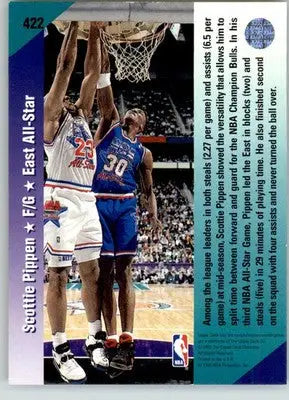 Scottie Pippen - 1992-93 Upper Deck - #422 - Basketball - Basketball Card Single