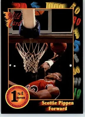 Scottie Pippen - 1992-93 Wild Card Collegiate - #83 - Basketball - Basketball Card Single